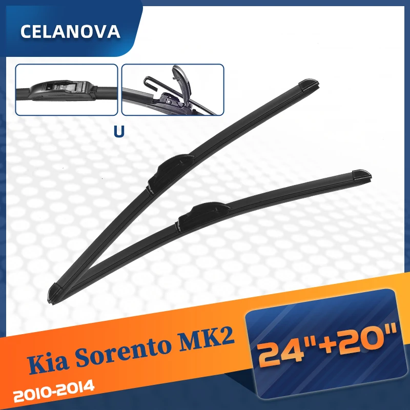 CELANOVA Windshield Wiper Blade For Kia Sorento MK2 2010 2014 24"+20