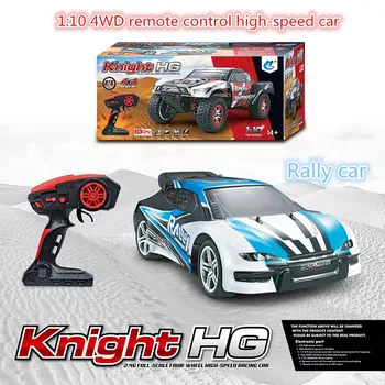 شراءسباق RC سيارة 1:10 4WD التحكم عن بعد عالية السرعة سيارة 2.4G التحكم عن بعد المسافة 100 متر سيارات لعبة ل عربة أطفال كهربائية