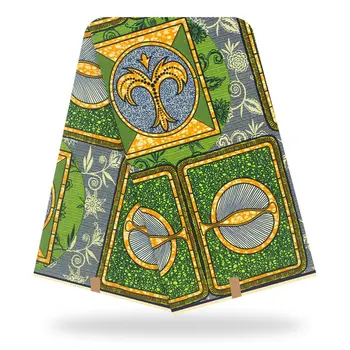 

Pretty African printed real wax fabric for party dress (6yards/lot) SWV609