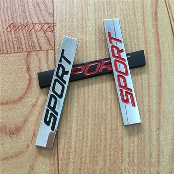 

Sport Logo Square Bar Zinc Alloy Car Styling Emblem Badge Auto Refitting 3D Sticker Decal for VW New Jetta Lavida car-styling