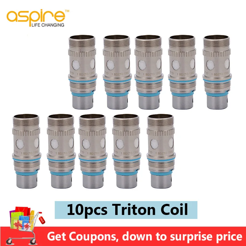 Оригинальный испаритель Aspire Triton катушка 0 3/0 4/1 8 Ом сменные катушки Trion