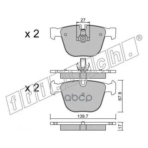 Disc Brake pads 789.9 Fri. Tech. Item No. | Автомобили и мотоциклы