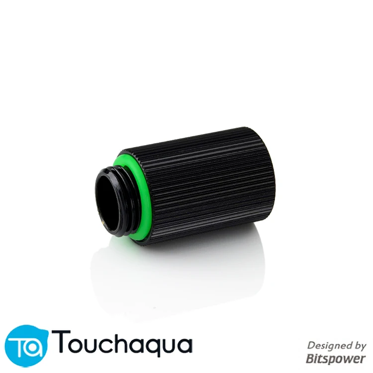 

Bitspower Touchaqua G1/4" 25mm Male to Female Extender Fittings,Cooling kit build fittings black ,silver