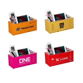 

1:24 20GP new style, pen container + office supplies collection,creative, model container, can be customized, Can be a gift