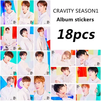 

18Pcs/Set High Quality KPOP CRAVITY Paper Lomo Card Photo Card Poster Photocard Fans Gift Collection Stationery Set