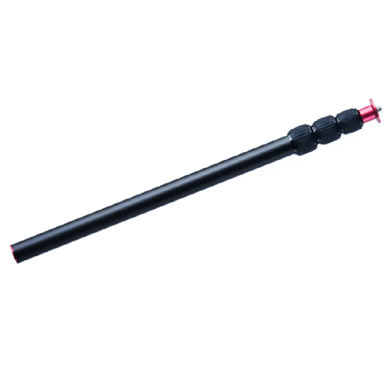 Manbily LR-224 Aluminum Alloy Selfie Extension Rod Panoramic Shooting Bracket Tripod Foot Tube Monopod with 1/4 Higher Interface