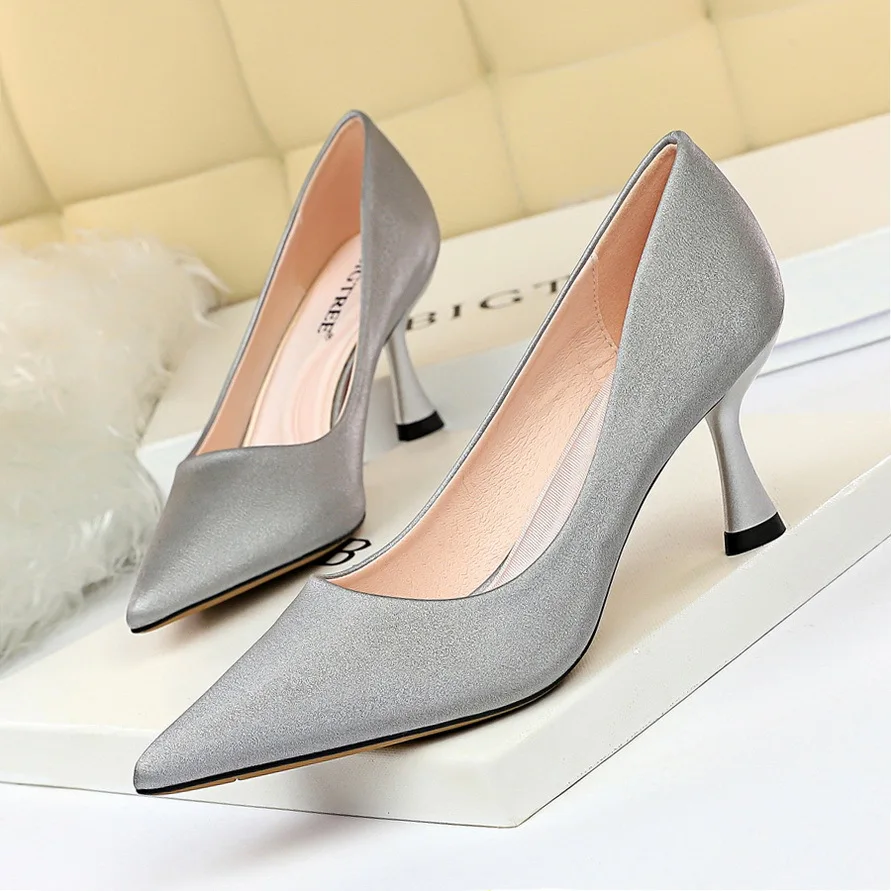 

Women Shoes Pumps Spring Women High Heel Shoes Wedding Pointed Toe Ladies New Female Stiletto Zapatos de mujer