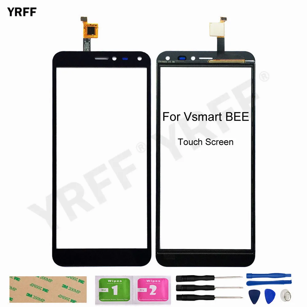 

New Touch Screen Glass Panel For Vsmart BEE Touch Screen Digitizer Glass Panel Sensor Front Glass Assembly Parts