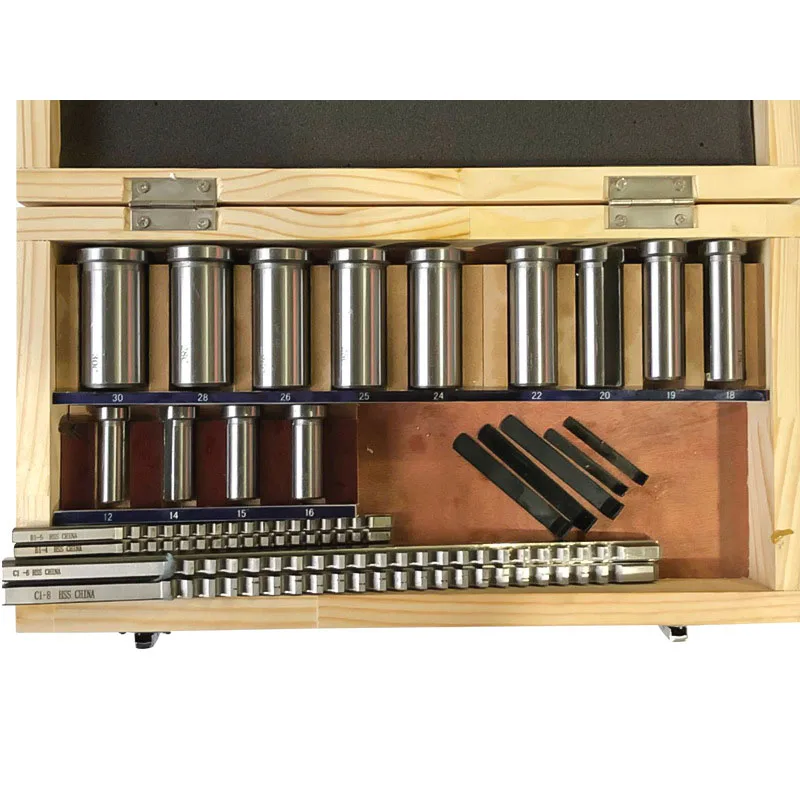 22pcs Keyway Broach Set Hss Metric Keyway Cutting Tool For Cnc Machine