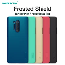 Kapak için OnePlus 8 bir artı One Plus 8 Pro kılıf Nillkin süper buzlu kalkanı sert PC arka kapak 1 + 8 Pro koruyucu kılıf OnePlus 8 Pro