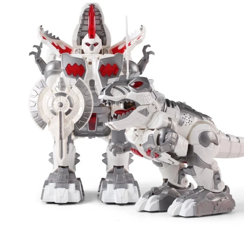 2.4G Radio Remote Control Dinosaurio Toys One-Button Deformation Programming Story Function English Version H37cm 3