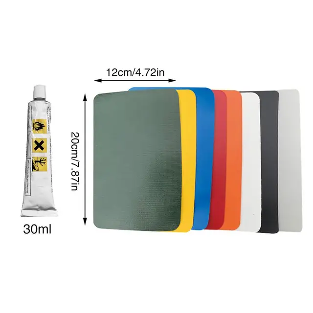 6Db/Beállított Pvc Javító Ragasztó Készlet Iatable Kayak Csónak Pattogó Kastély Kiegészítők Bőr Kanapé Gumi Dinfikó Szerszám - Image 6