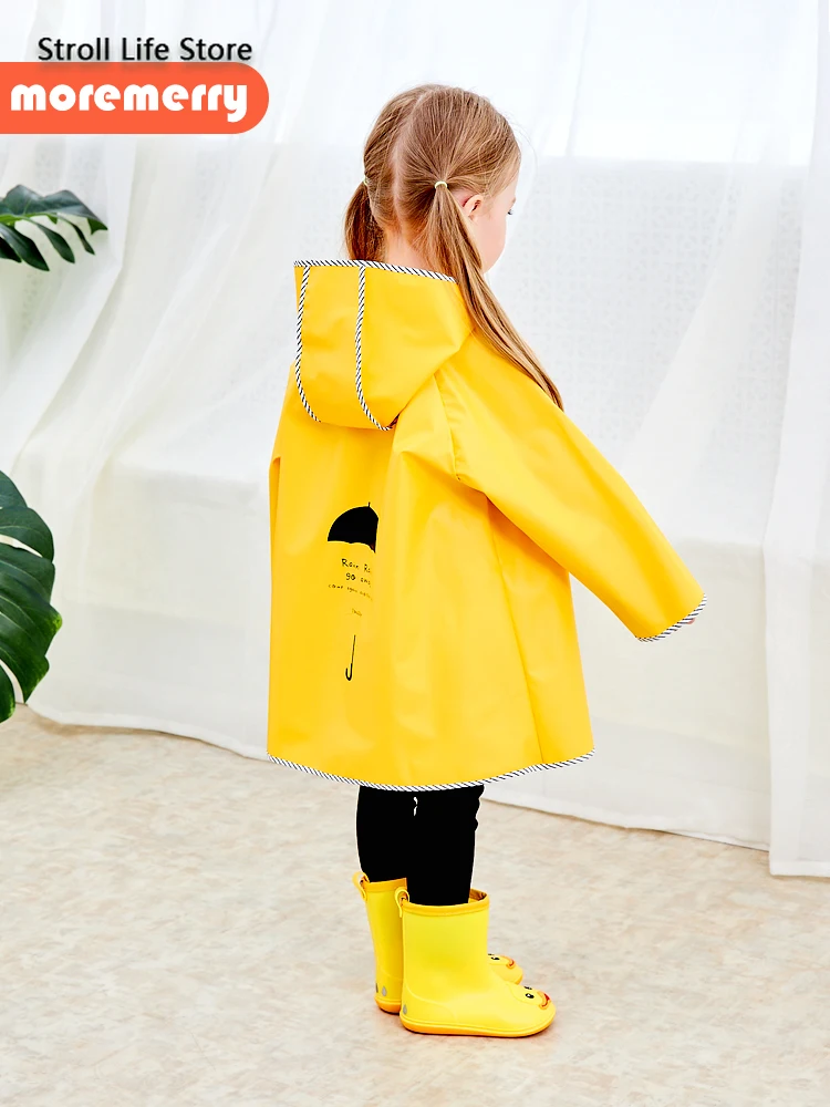 GENERICO Capa Chubasquero AMARILLO Impermeable Infantil