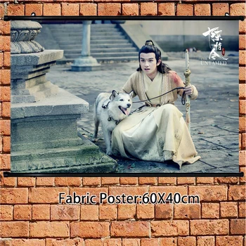 

Anime Poster the untamed Grandmaster of Demonic Cultivation jin ling Wall Scroll Art Prints Room Home Decoration