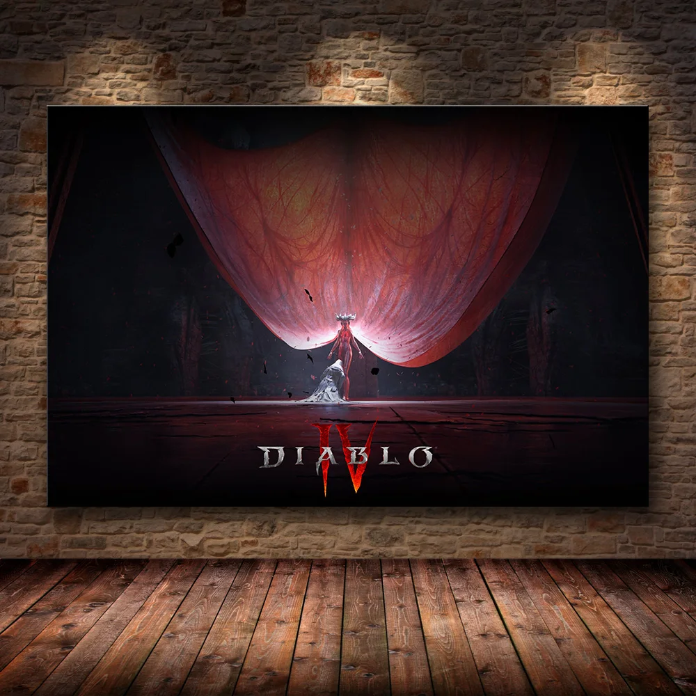 Diablo IV HD игровой плакат Lilith Dormitory домашний Декор украшение квартиры живопись спальня наклейки на стену холст плакаты, постеры - Цвет: 11