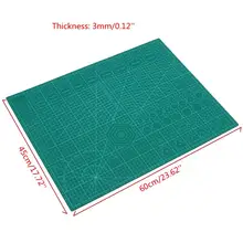 Zayex двухсторонний PVC A2 коврик для резки 1" x 24" многоцелевой самовосhealing вающиеся коврики для резки для прочного бумажного коврика для резки