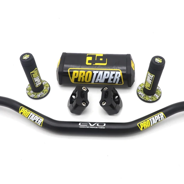28MM Motorcycle Handlebars Fat Bars+ Grips Protaper Bar Pad For Dirt