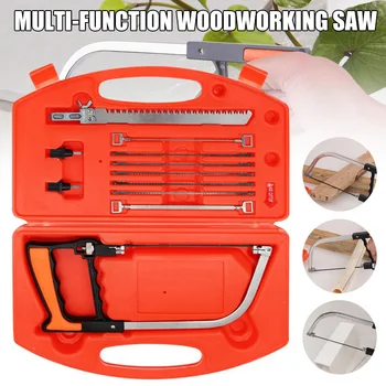 

2019 New Universal Hand Saw Kit Woodworking Tool Portable Durable for Wood Metal Glass Tiles J8 #3