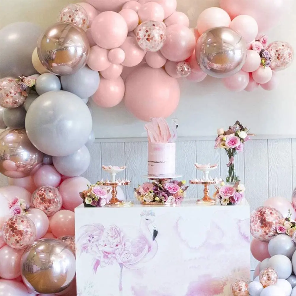 

Balloon Garland Arch Kit Comes With A Balloon Pump 167 Pcs 5 To 18 Inches Macaron Colorful Thicken Balloons Wedding Decoration