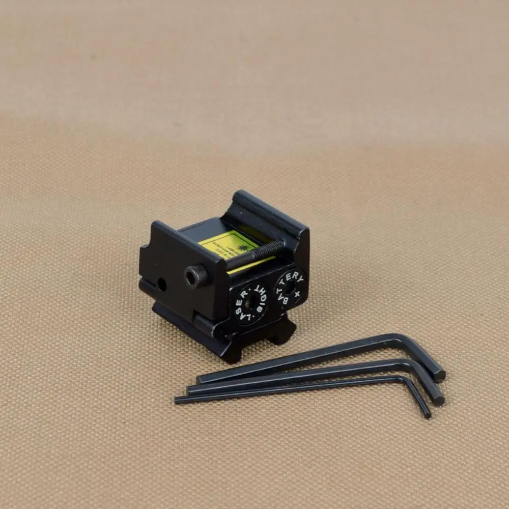 Tactical Mini Adjustable Compact Red Dot Laser Sight For Glock 1911 Pistol Rifle Hunting Laser Sight Fit 20mm Picatinny Rail-5