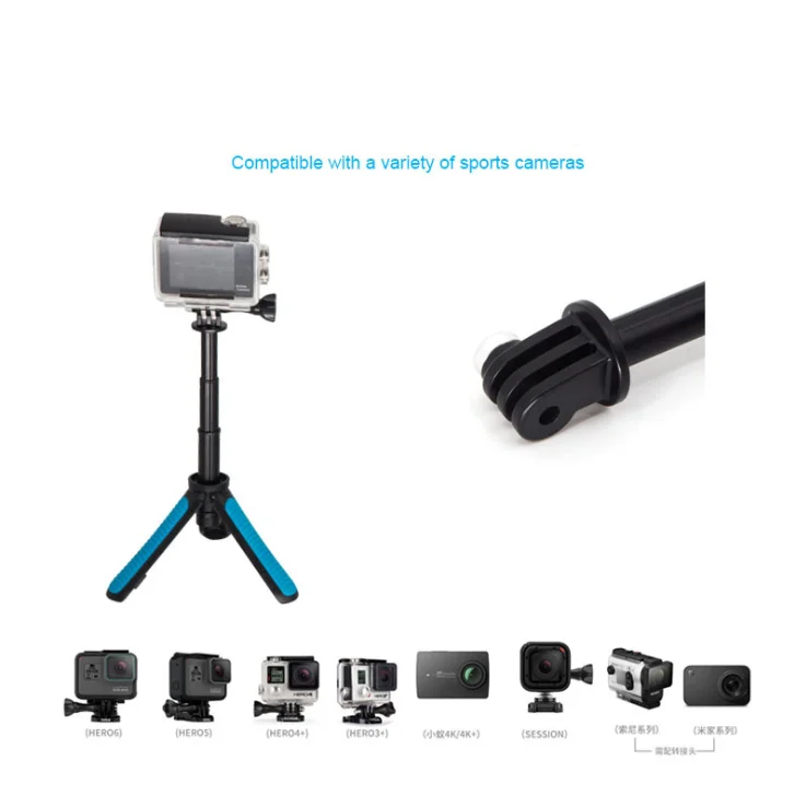 Мини штатив-Трипод для камеры DJI Osmo экшн рукоятки штангу Смарт розетки селфи палка ручной стабилизатор для Gopro 7/6/5