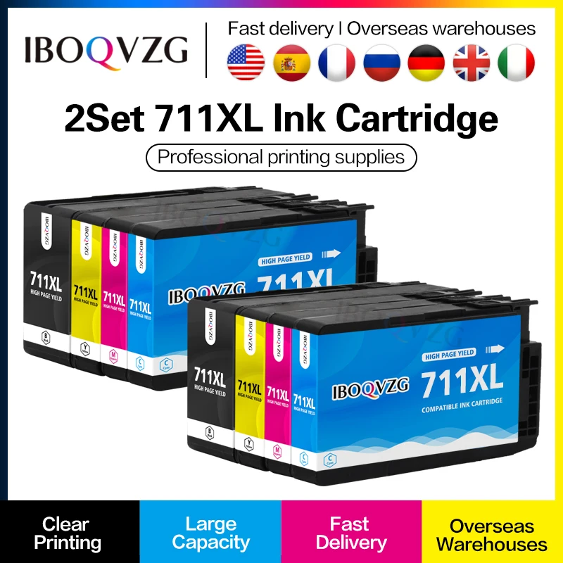 Compatibile Con Hp 711 Xl 711Xl Cartuccia D'Inchiostro Completa Per Stampanti Hp Designjet T120 24,T120 610,T520 24,T520 36,T520 610