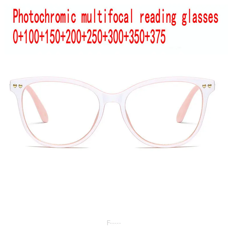 Солнцезащитные фотохромные очки для чтения прогрессивные многофокусные очки для чтения дизайнерские ультралегкие женские очки для дальнозоркости и дальнего FML