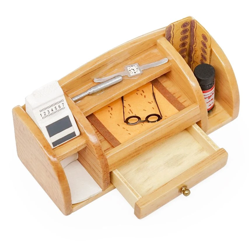 statisch Wolf in schaapskleren Gespierd Odoria 1:6 Miniatuur Hout Bruin Bureau Briefpapier Multifunctionele  Organizer Opbergdoos Set Poppenhuis Accessoires Decor|dollhouse  furniture|1:12 miniatureminiature wood - AliExpress