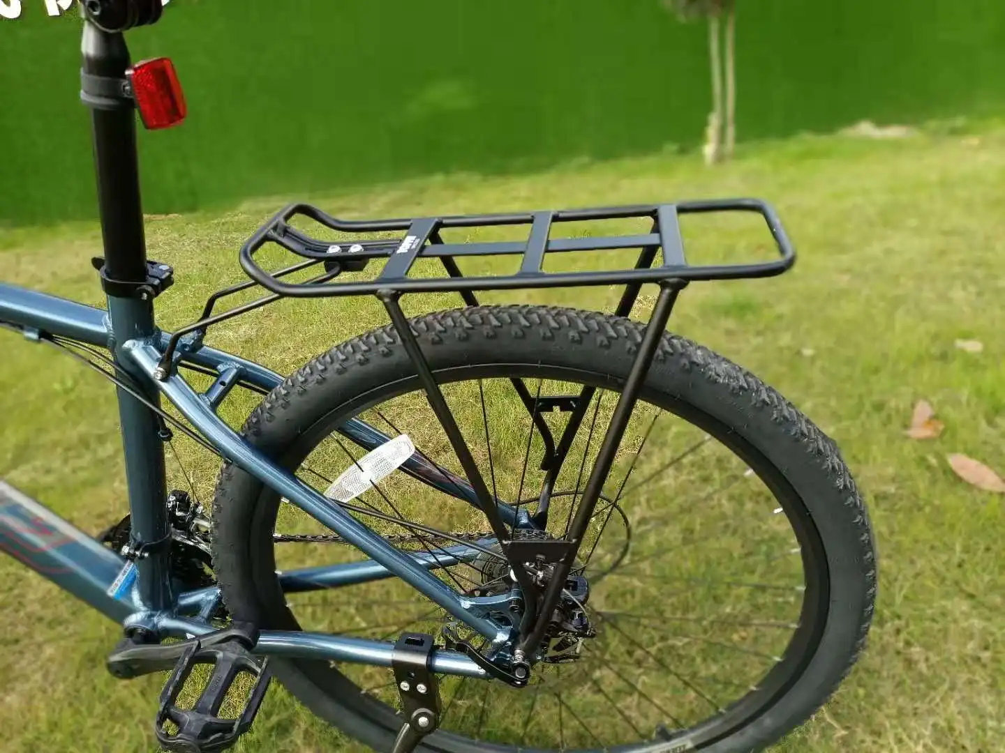 Portapacchi Bici Posteriore In Alluminio - Regolabile Per 24-28 - Foto 3