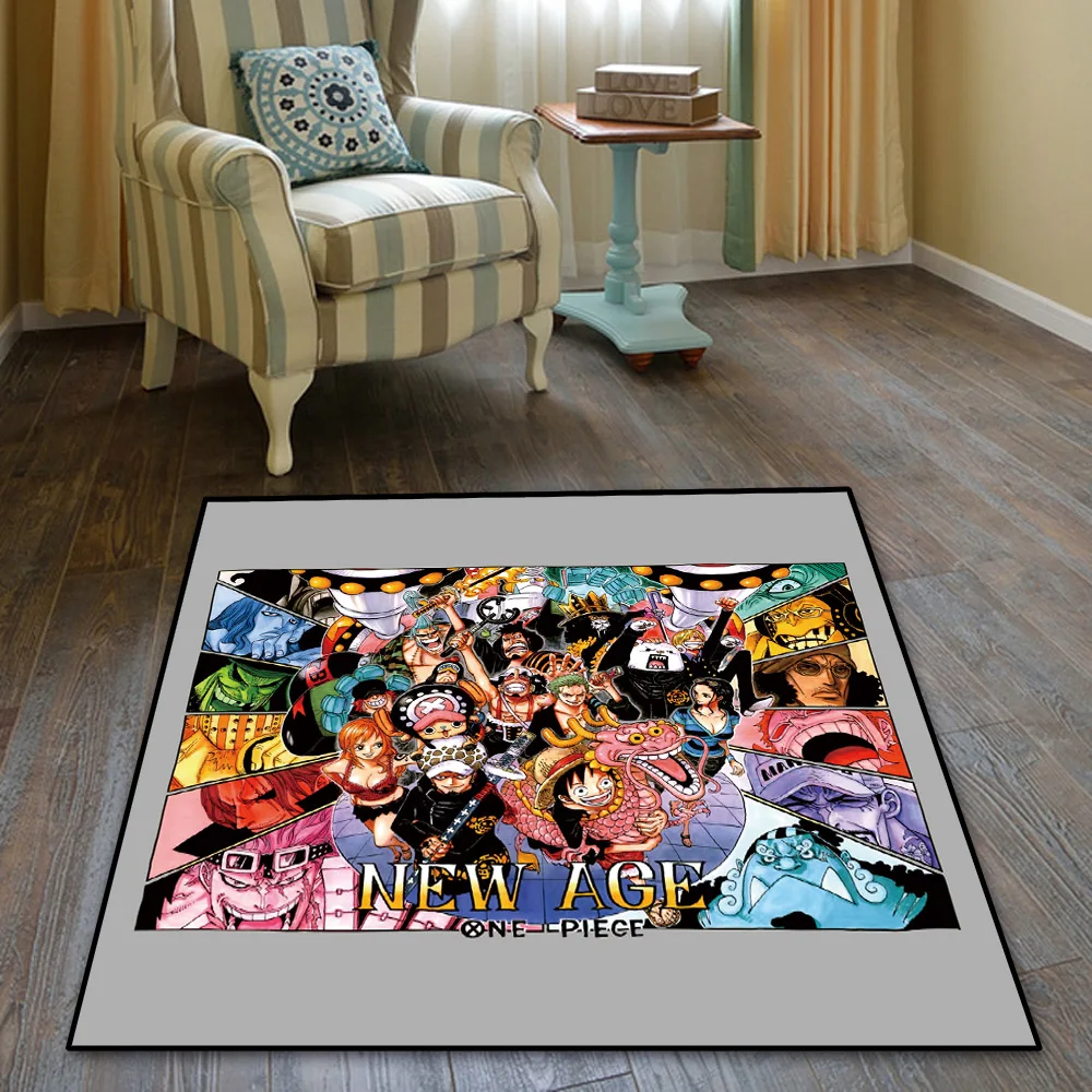 Cartoon One Piece Luffy Chopper Floor Rug Doormat Carpet Room Bedroom Kitchen Home Living Room Non-slip Mat - Цвет: Style 17