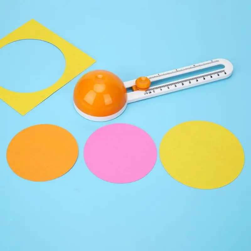 Plastic Circle Cutter Round Cutting Knife Model Patchwork Compass Circle Cutter Circular Paper