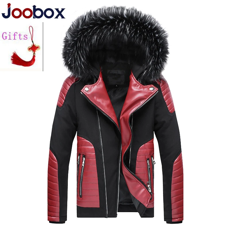2019 Winter Jacket Men Thicken Warm Parkas hombre Fur Wool Trench Casual Jackets Coat Plus Size L-3XL Overcoat Outwear | Мужская одежда