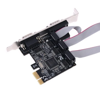 

TXB071 PCI Express Add on Card 4 Ports Serial Riser Cards Multi RS232 DB9 PCIe