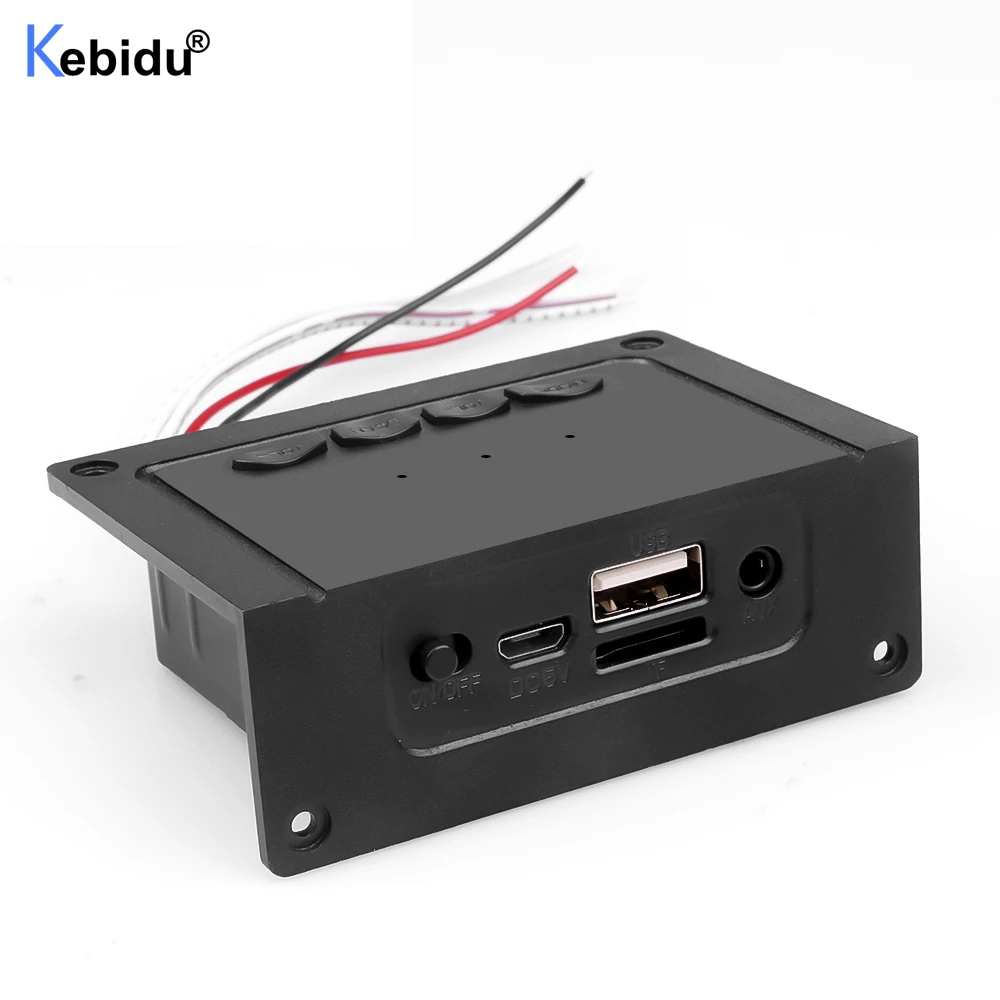Автомобильный Bluetooth приемник 5 в постоянного тока mp3 плеер декодер плата 2*5 Вт