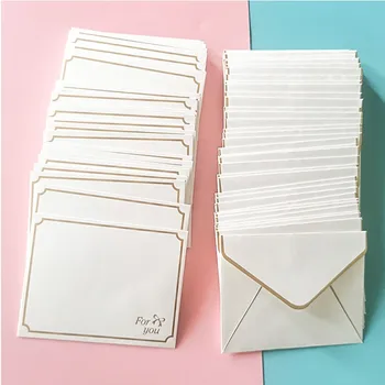 

1Pc/lot Vintage White Bronzing Blank Pearl Paper Envelopes Wedding Party Invitation Envelope Greeting Cards Gift 100mmx80mm