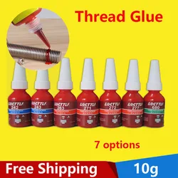 Colle adhésive anaérobique haute résistance, 10g, Anti desserrage 