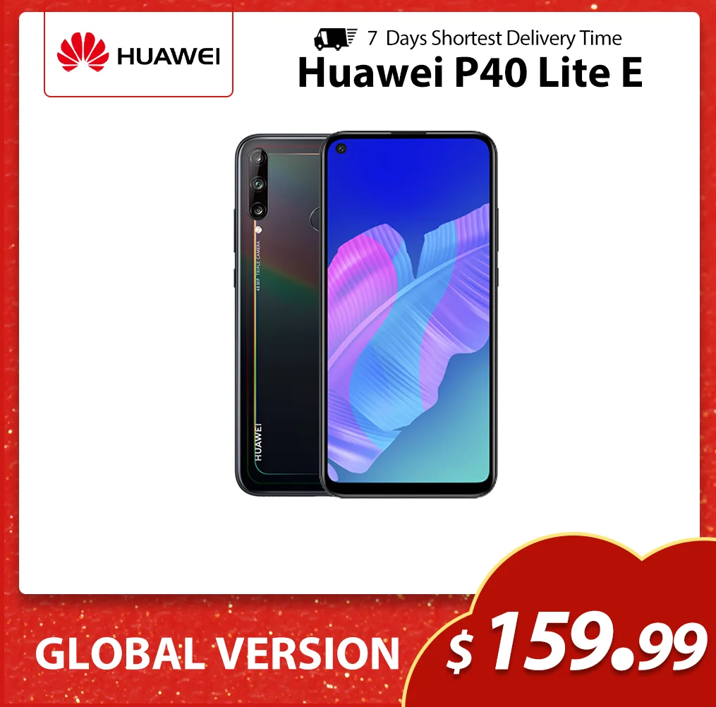 Мобильные Телефоны Huawei P40 lite E глобальная версия 4 ГБ 64 | телефоны и аксессуары