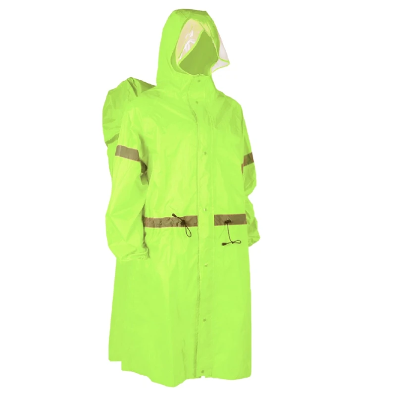 Открытый сиамский дождевик для альпинизма, пешего туризма, портативный рюкзак, дождевик, светоотражающий сиамский пончо, плащ, рюкзак для фотосъемки - Цвет: Green