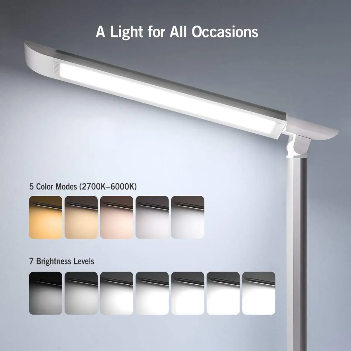  Adjustable USB LED Desks Table Lamp Reading Light Touch Switch Desk Lamps 3 Modes Desk Lamp Led Nig