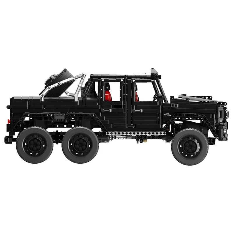 LE J901 lepinblocks Technic RC автомобиль серии мс внедорожник 6x6 LAND крейсерская модель с