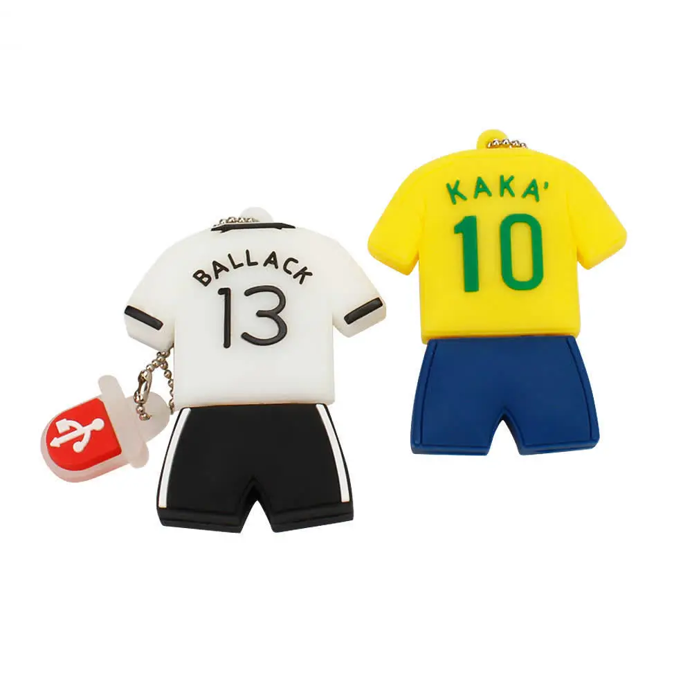 Usb Flash Drive 128gb Fashion Soccer Clothing Series Football Shirt Memory Stick 4GB 8GB Pendrive 16GB Pen Drive 32GB 64GB Gift (28)