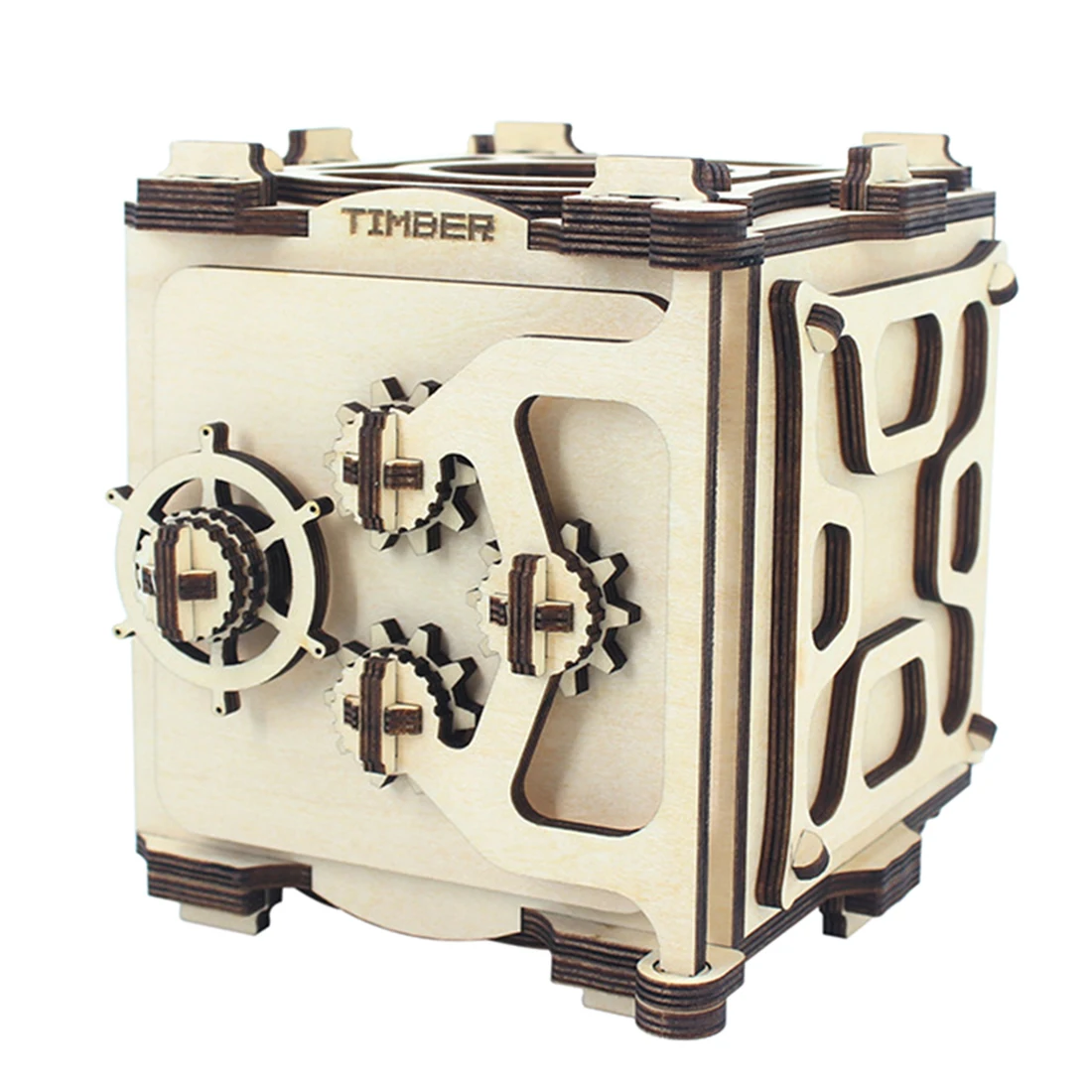 Деревянная креативная коробка для пазлов сделай сам сборная модель игрушка