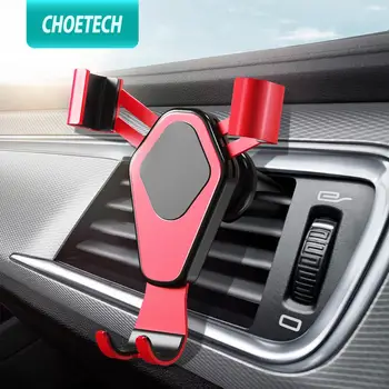 

CHOETECH Gravity Car Phone Holder Mobile Phone holder Air Vent Clip Mount Mobile Phone Stand For Xiaomi Samsung iPhone holder