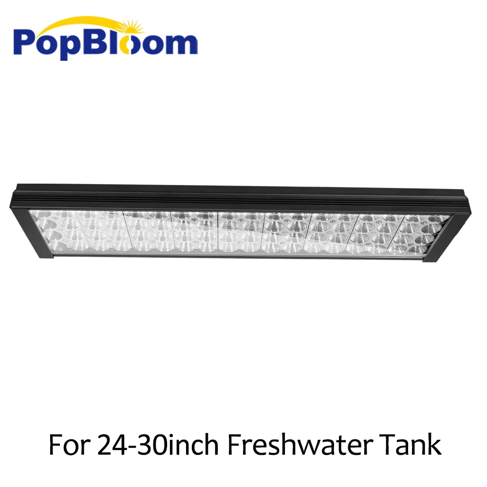 PopBloom светодиодный светильник для аквариума полный спектр пресноводный лампа с