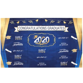 

1pc Backdrop Practical Durable Lightweight Decorative Photographic Prop Graduation Backdrop Background Cloth for School Party