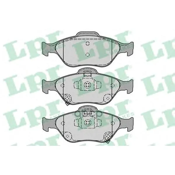 Колодки Тормозные Toyota Yaris 1.0-1.4 06- Передние Lpr 05p1283 Lpr арт. 05P1283