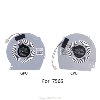 

CPU GPU Cooling Fan for Dell Inspiron 7566 7567 Laptop Fan Cooler Notebook Computer Replacement Accessories S03 20 Dropship