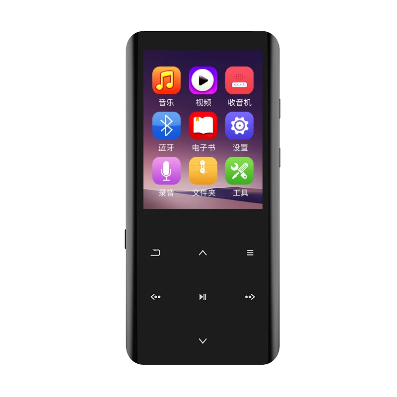 Leitor de Música com Alto-falante Fidelidade com Rádio de fm Registro de Voz Leitor de Mp3 32gb da Tela com Bluetooth Som sem Perdas de Alta Curvado 2.4 5.0 - Image 3
