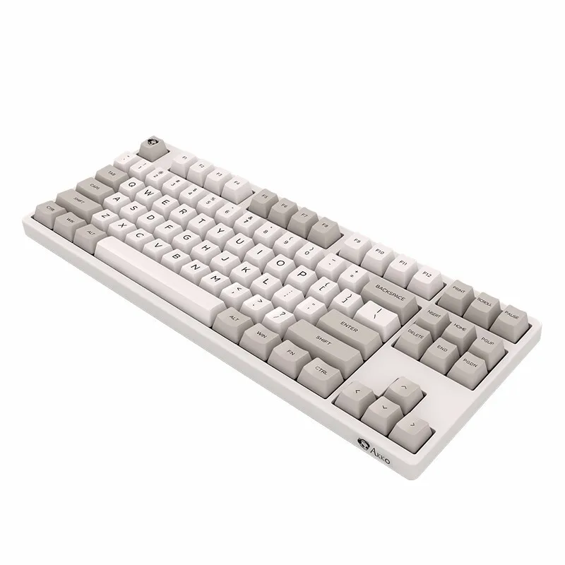 Проводная Механическая клавиатура AKKO 3087-9009 в стиле ретро с 87 клавишами Cherry MX Switch Anti-Ghosting usb type-C, игровая клавиатура с поддержкой Макросъемки