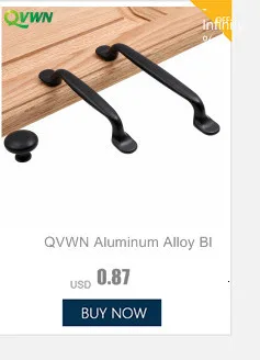 QVWN Американский Стиль черный цвет, для шкафов ручки твердый Алюминий сплав Кухня шкаф ручки для выдвижных ящиков оборудование для обработки мебели